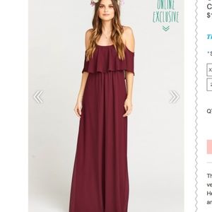 Caitlin Ruffle Maxi Dress